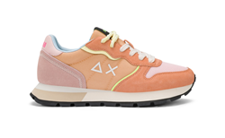 SNEAKER ALLY COLOR EXPLOSION IN MESH E SUEDE FENICOTTERO